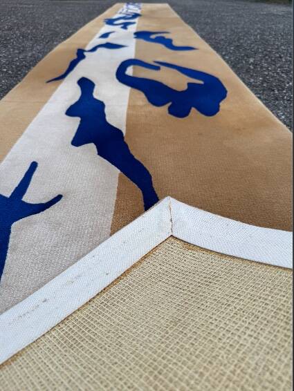 Runner rug in the style of Henri Matisse 545x75.5 cm