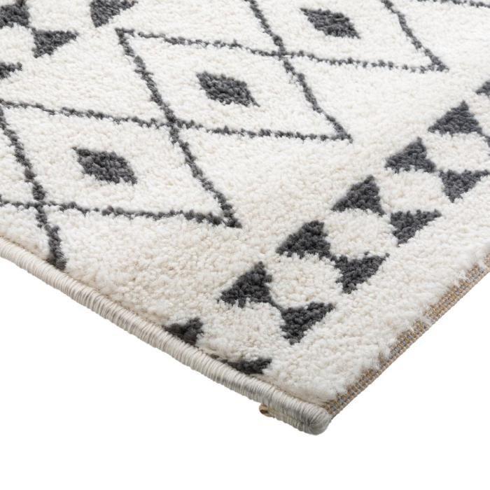 Ethnic berber cotton carpet 120x170 cm