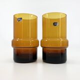 Set of 6 orangeade glasses / pitcher / ice bucket • Italy • 1970