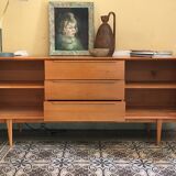 Scandinavian enfilade in light wood