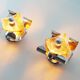Pair of 1970's Murano Glass Wall Sconces by AV Mazzega