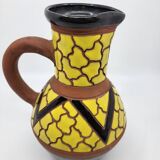 Raymond Camart vase in Vallauris Art Deco style, terracotta, 1950.