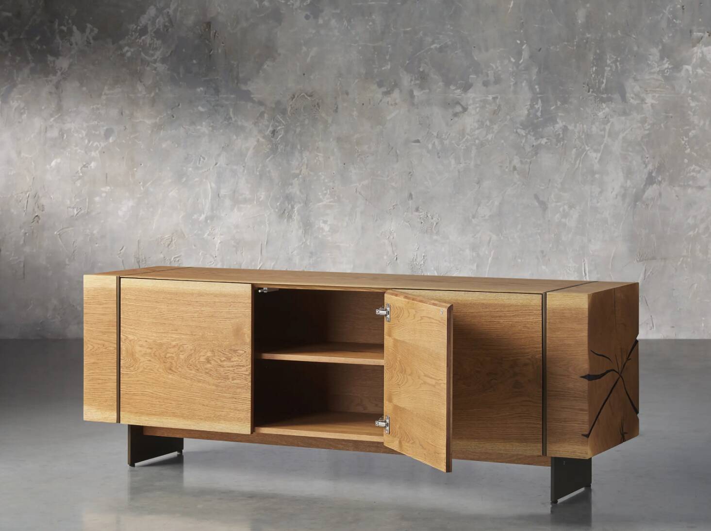 Arhaus low sideboard - solid wood