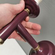 Wall lamp from Swedish Belid 1990s, in a beautiful aubergine purple colour.