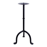 Brutalist iron candle holder 1960