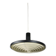 Mid-century industrial danish black pendant lamp, 1960s