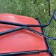 Set of 6 vintage red Fantasia chairs from the 1960s