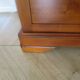 Vintage commode secretary dressing table sliding top 7 drawers cherry wood