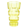 Art Deco vase, yellow crystal, design by J. Hoffmann, Moser, Czechoslovakia, 1930s