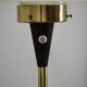 1960s Lidokov Space Age Brass and Opaline Glass Floor Lamp