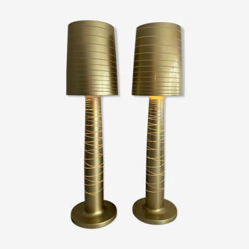 Paire de lampadaires Marc Sadler  design Lady JaneSerralunga