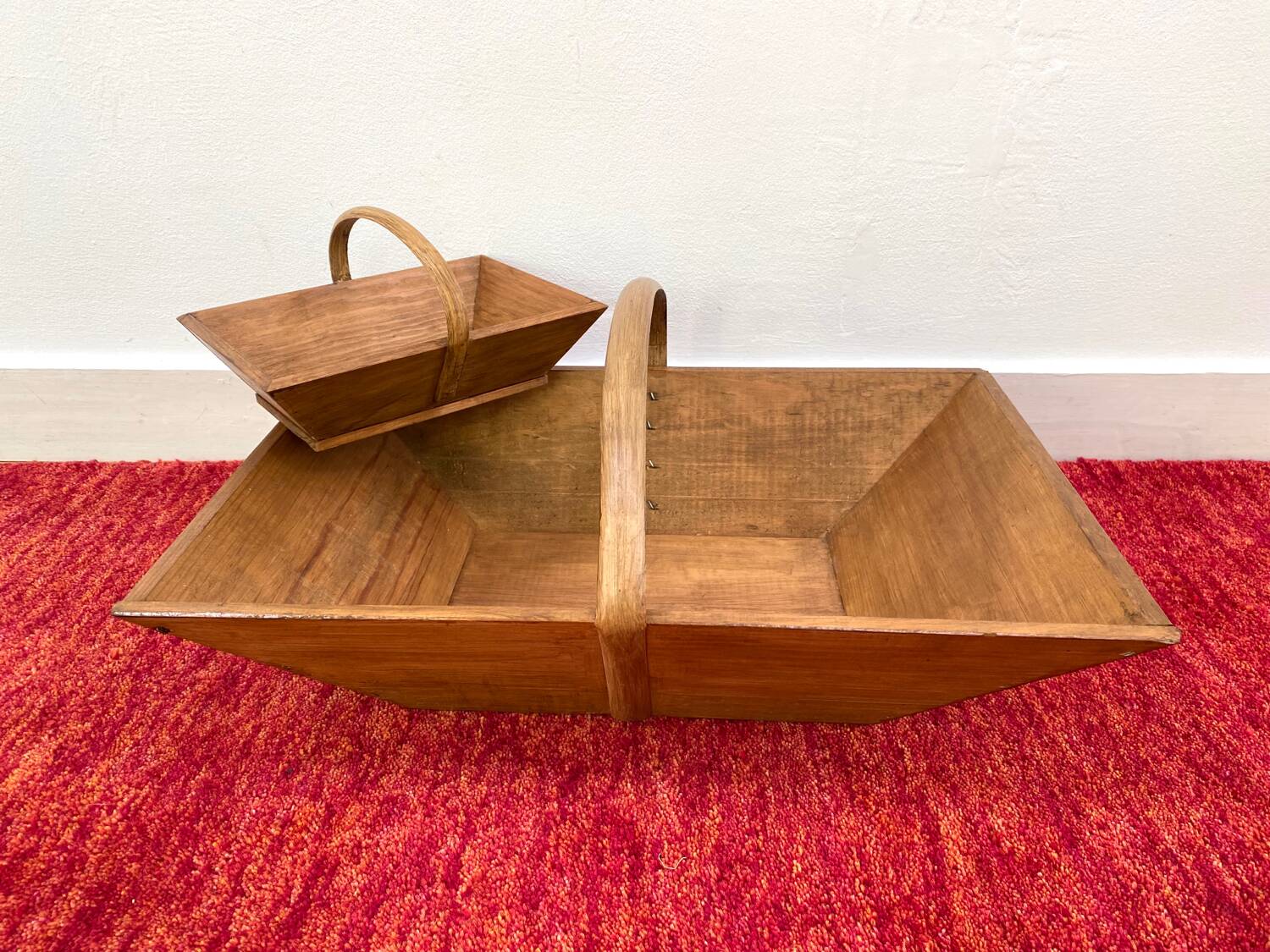 Wooden bucket basket - Small model