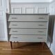 Vintage chest of drawers with spindle legs