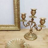 Brass candlestick / candelabra