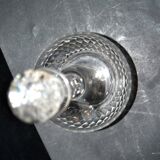 Antique Baccarat tortoiseshell cut crystal liqueur carafe H18cm 1900