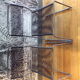 Pair of scoubidou vintage shredded chairs