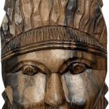 Handmade African mask