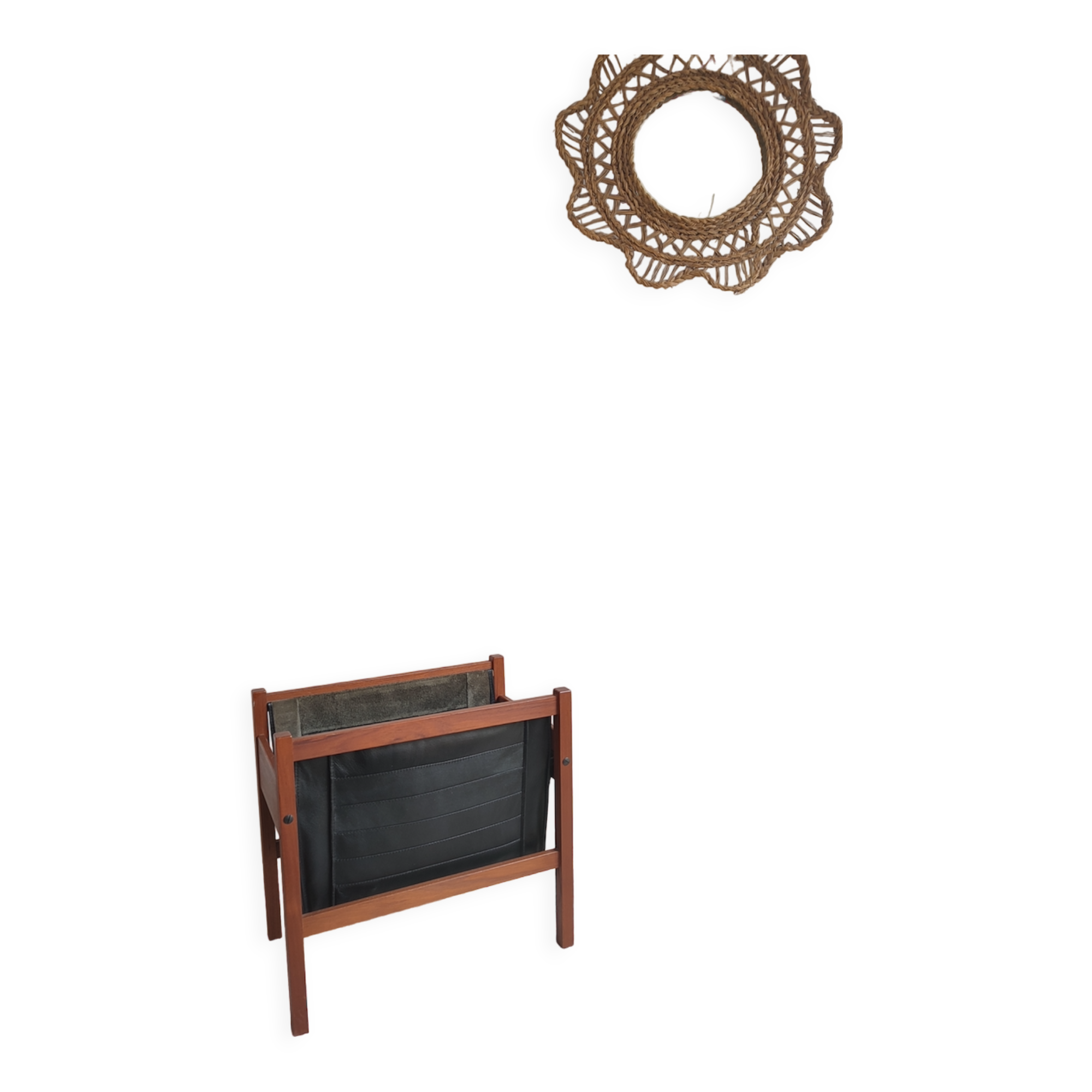 Danish magazine holder 60s