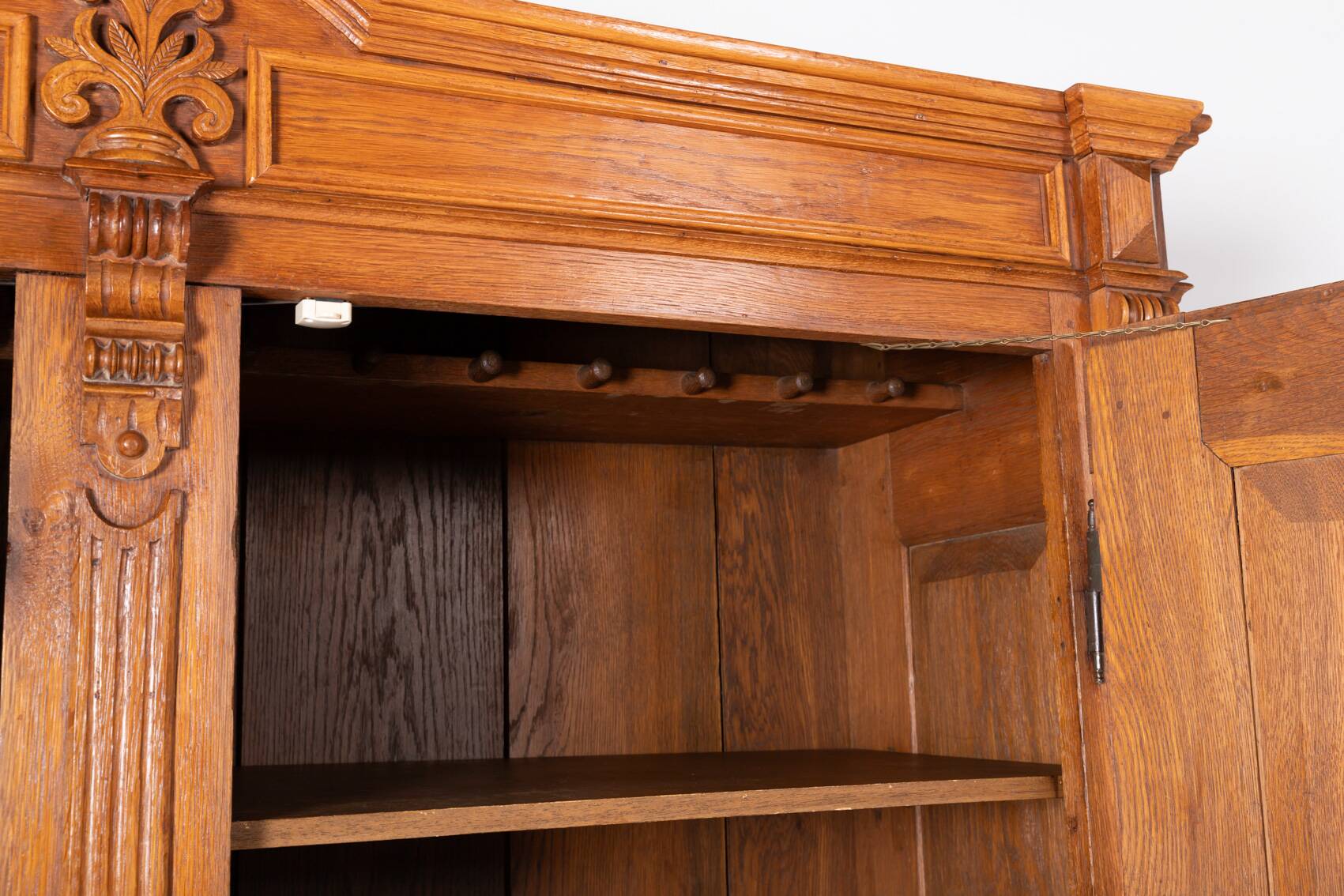 Vintage oak wardrobe