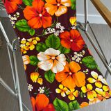 Vintage floral camping chair