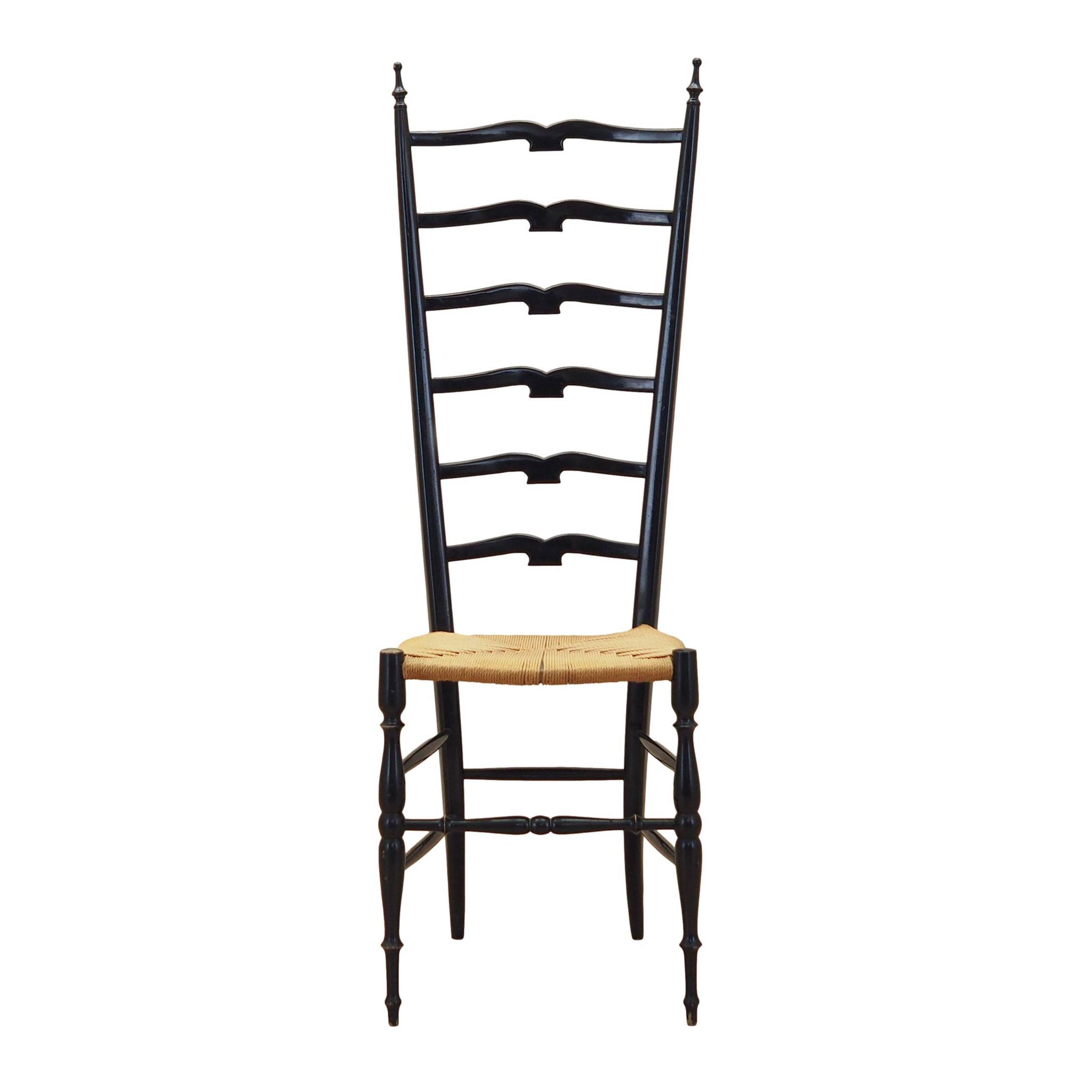 Beech chair, Italian design, 1950s, designer: Gio Ponti, manufacturer: Chia