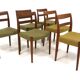 Set of 6 teak chairs "Garmi", Nils Jonsson, Troeds, Sweden, 1960