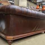 Chesterfield leather sofa
