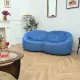 Blue Pumpkin Sofa by Pierre Paulin, 2-seater