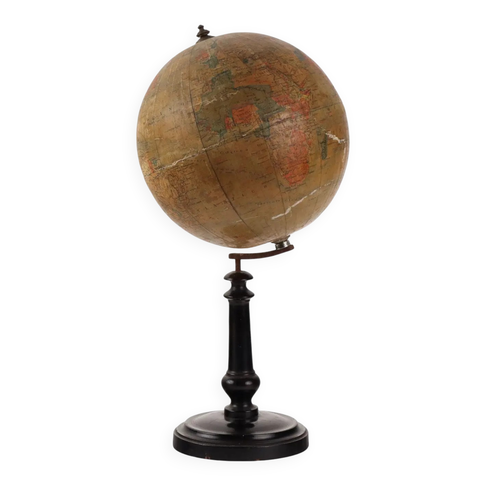 Globe terrestre G. Gussoni, E. Pini, Milan, Italie, XXe siècle
