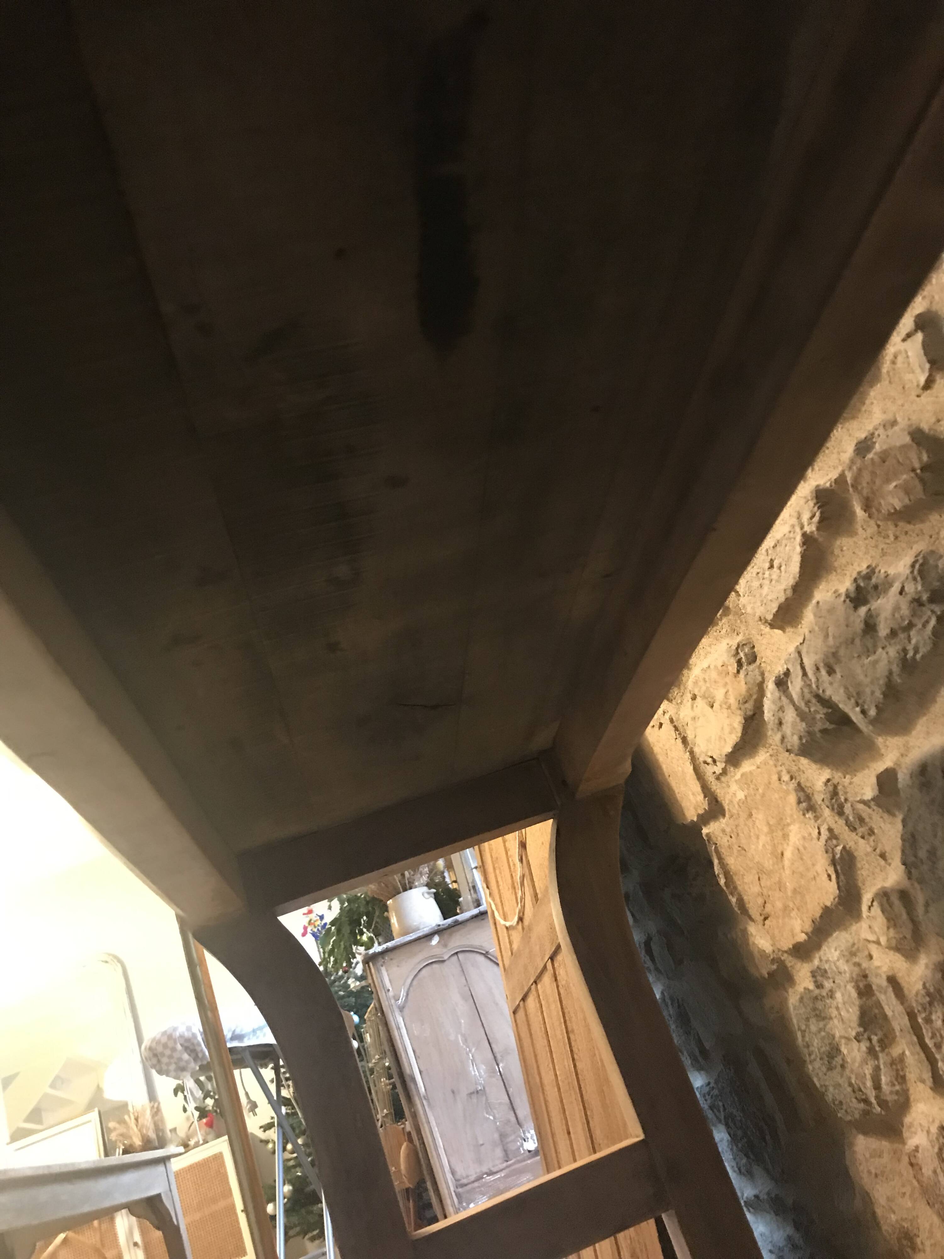 Workshop table, solid wood console