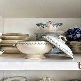Sarreguemines ironware soup tureen, "Nobilis" service