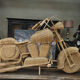Motorcycle harley davidson rattan 1980