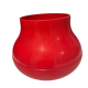 Red plastic vase height