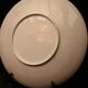Important earthenware dish Creil Montereau forest Fontainebleau signed Gauthier 1886