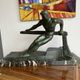 Bronze Sculpture - Georges Gori - The Helmsman - H. 30cm - Base: 15 X 42cm