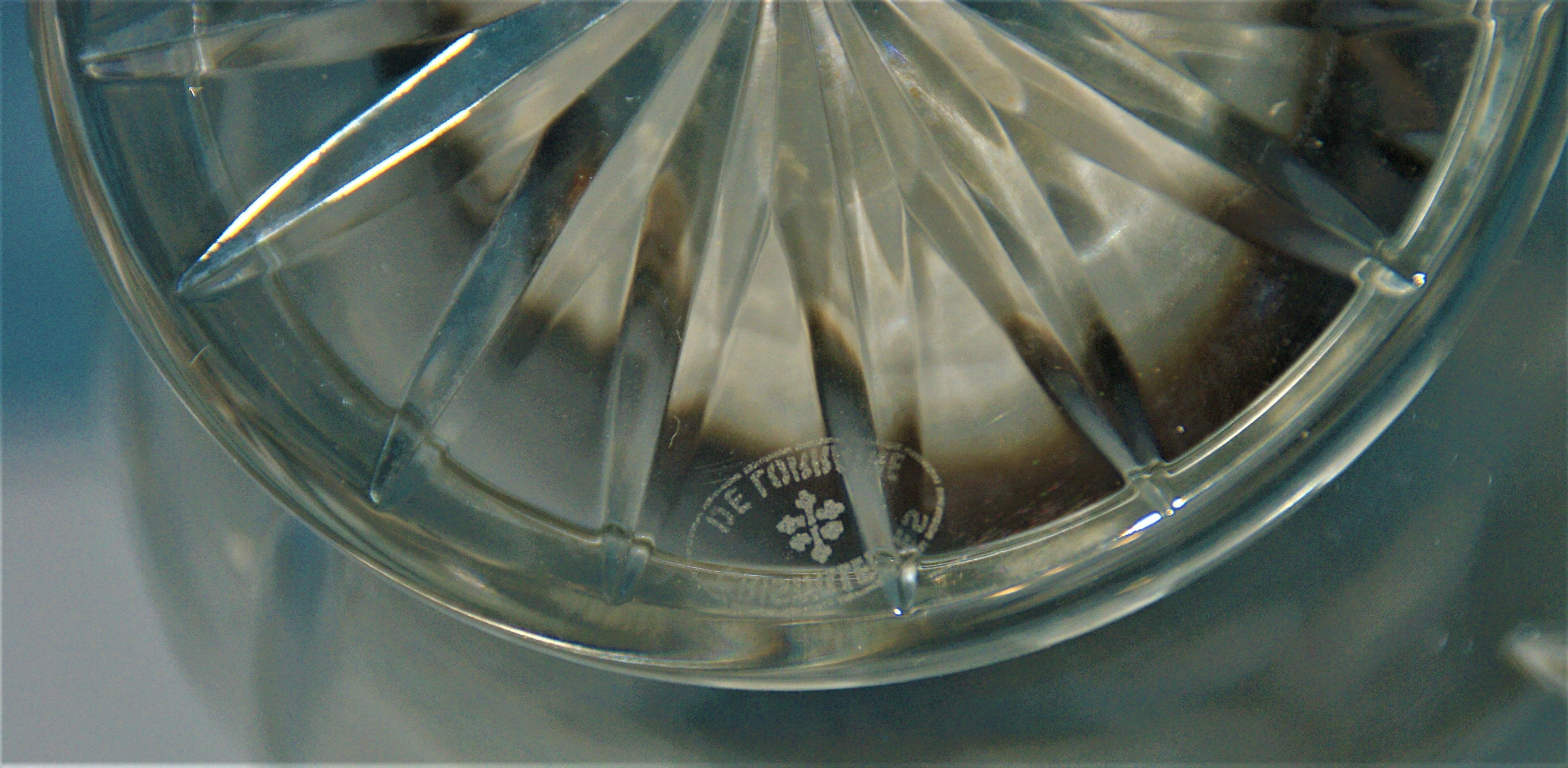 Carafe ewer for wine or water crystal cross of lorraine