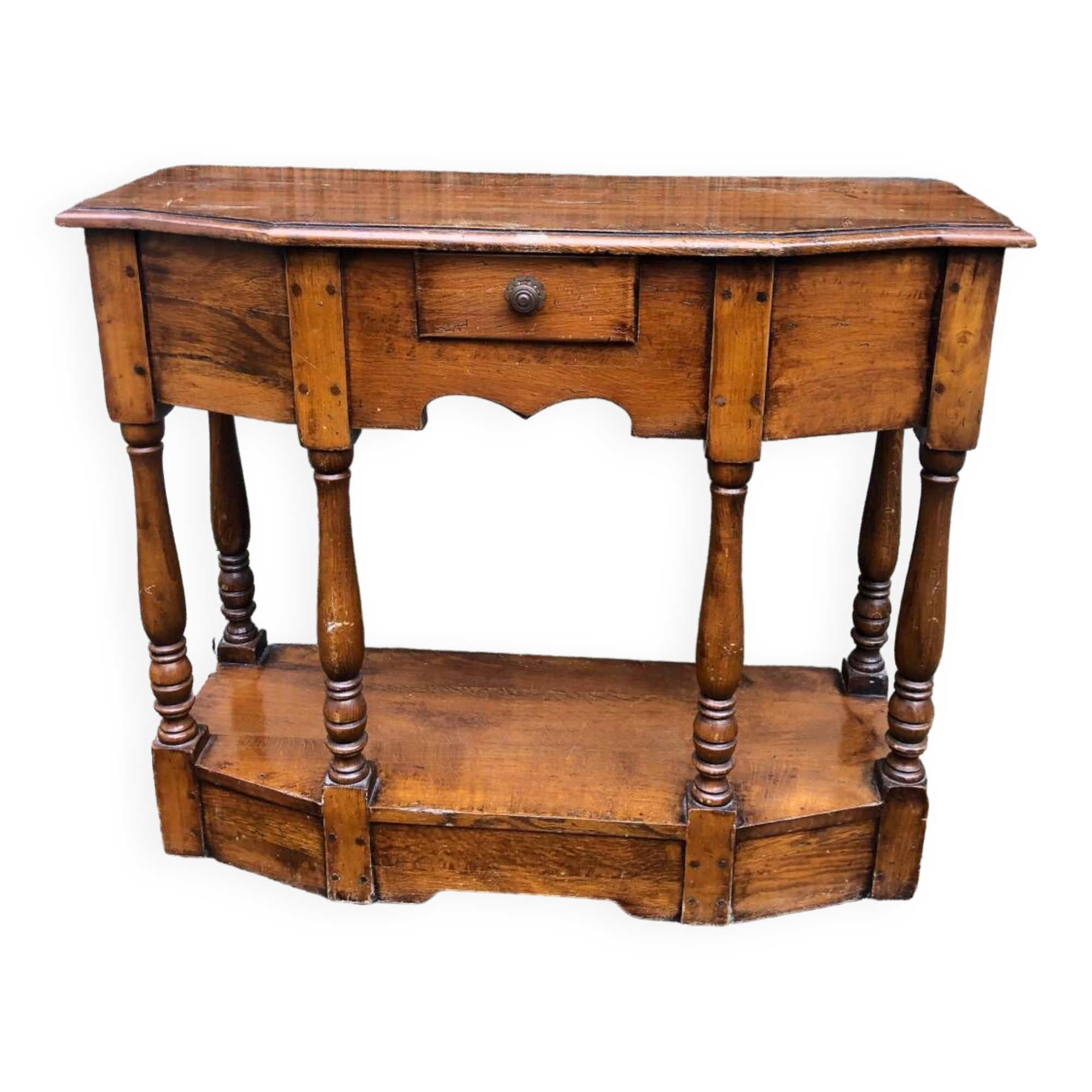 Low rustic style console