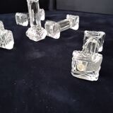 6 Baccarat crystal knife holders