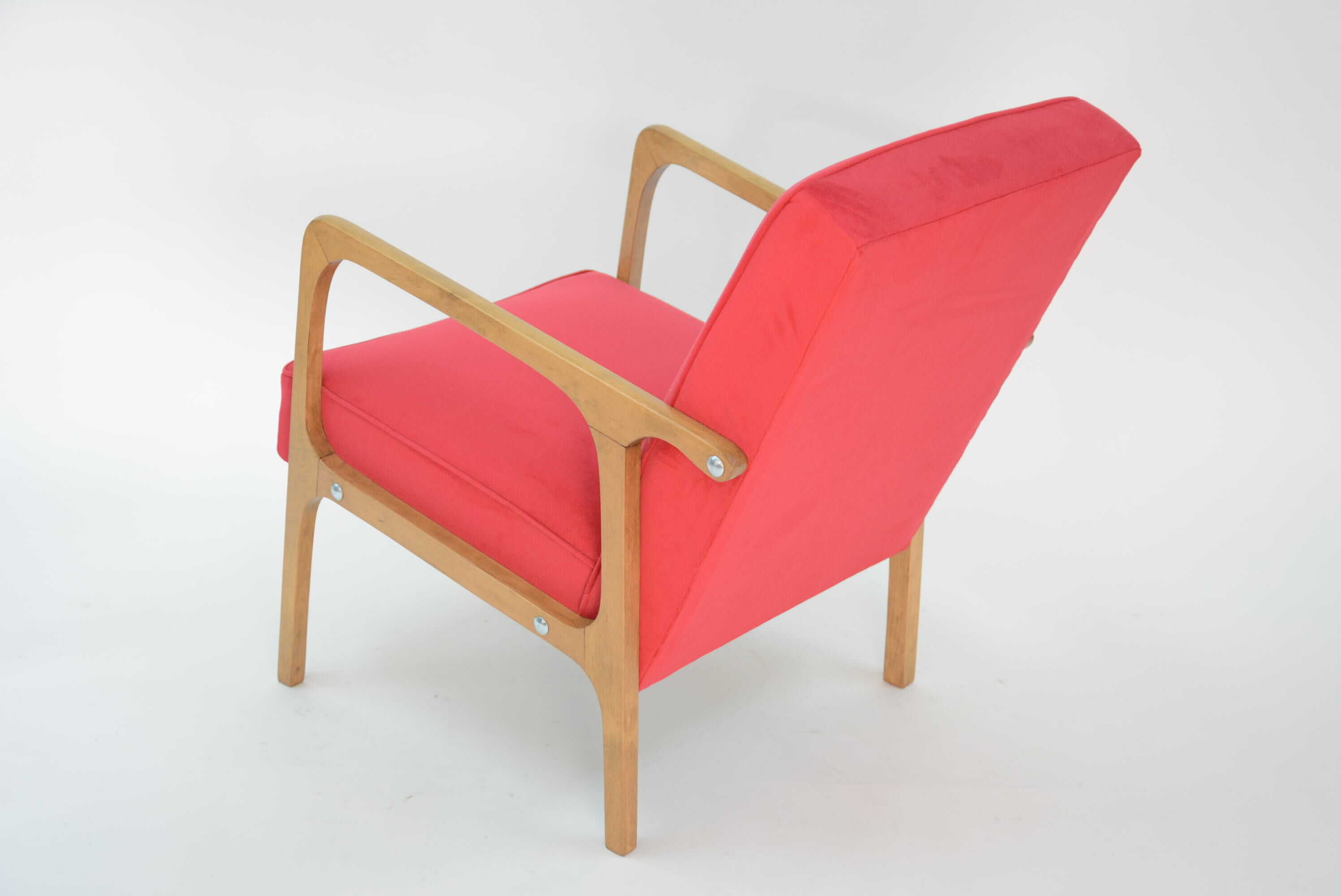 Fauteuil kadr framboise