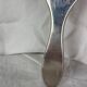 Silver metal hand mirror