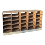 Wooden locker cabinet