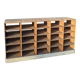 Wooden locker cabinet