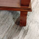 Small wooden drop-leaf table