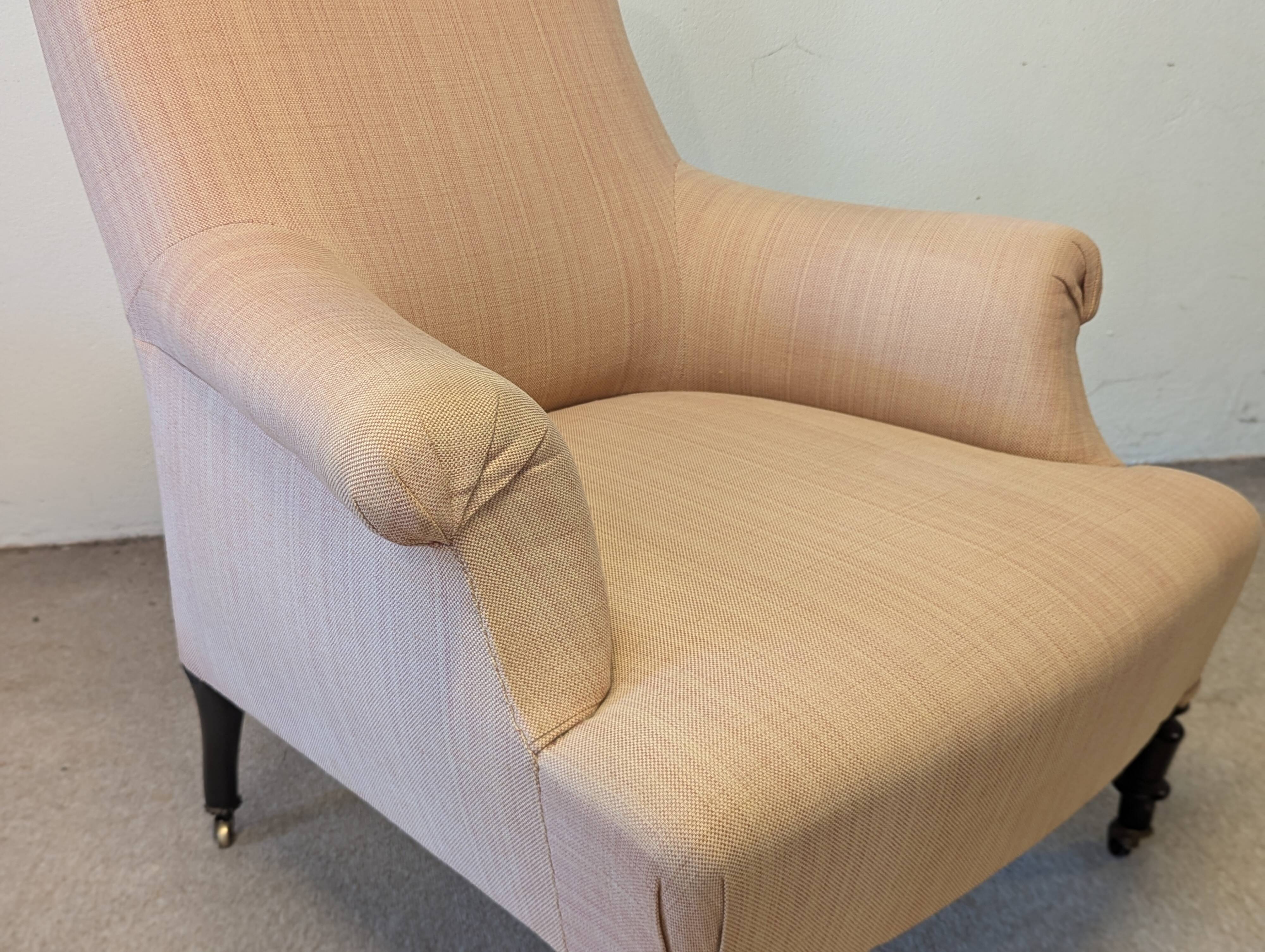 19th-century frog armchair