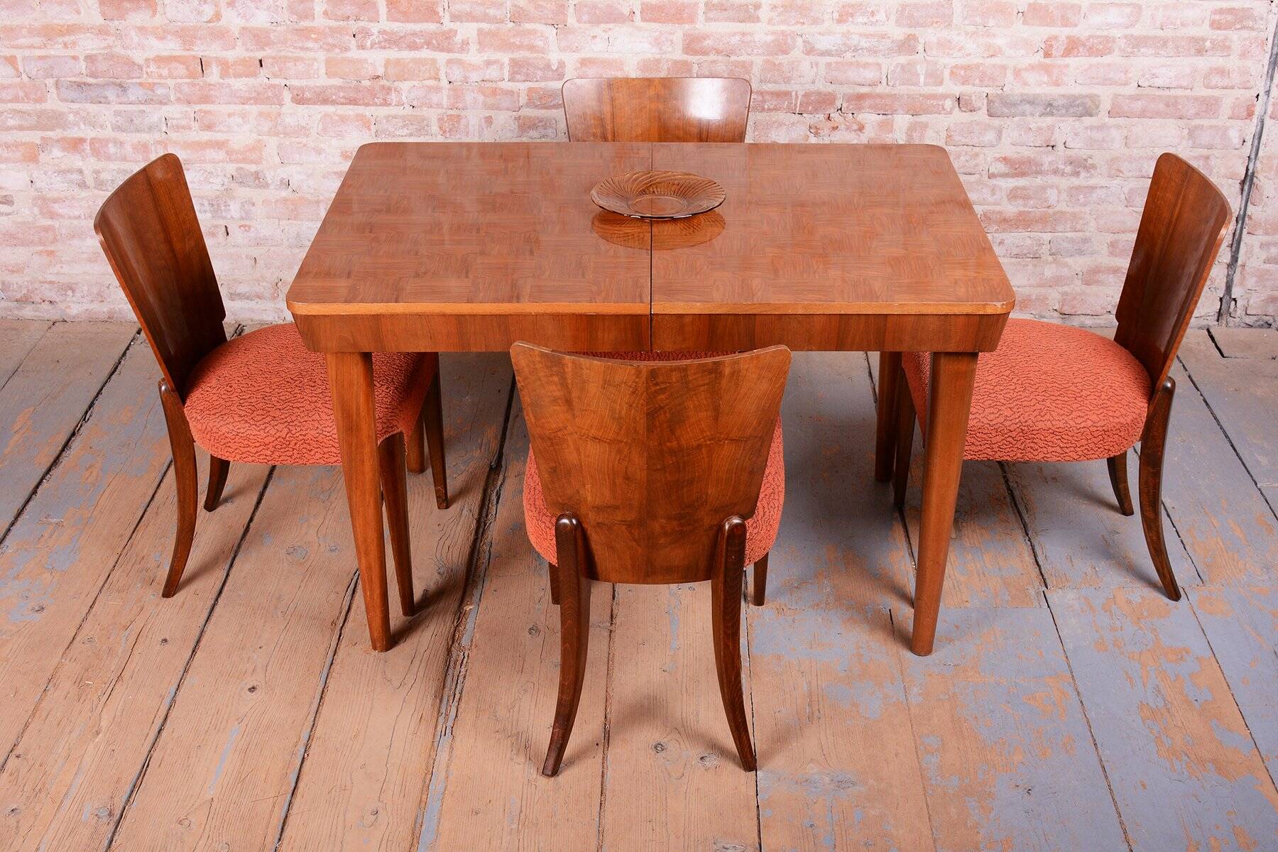 Art Deco Dining Table by Jindřich Halabala for UP Závody, Czech, 1940s