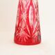 Val Saint Lambert ruby-coloured carafe