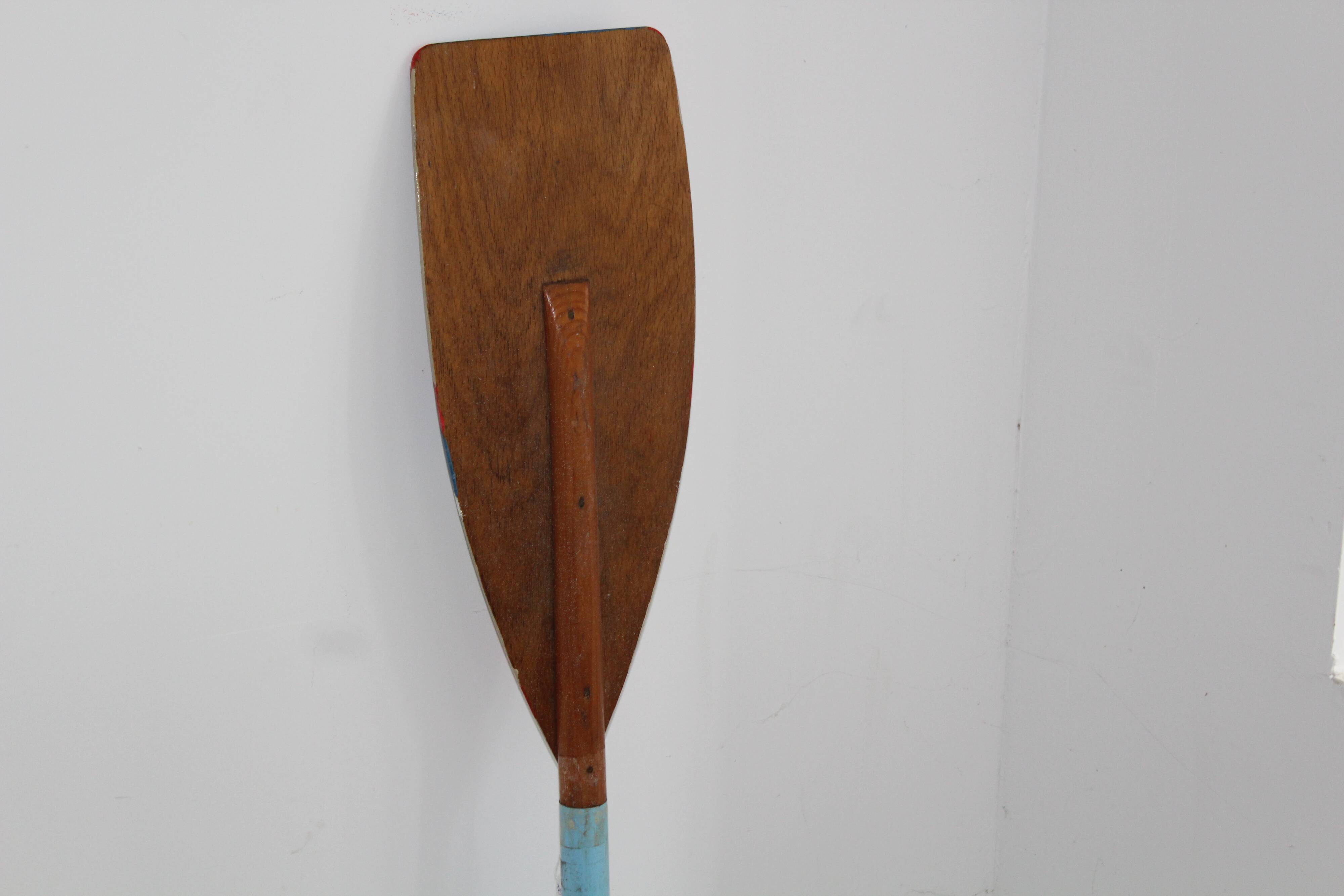 Colorful wood paddle