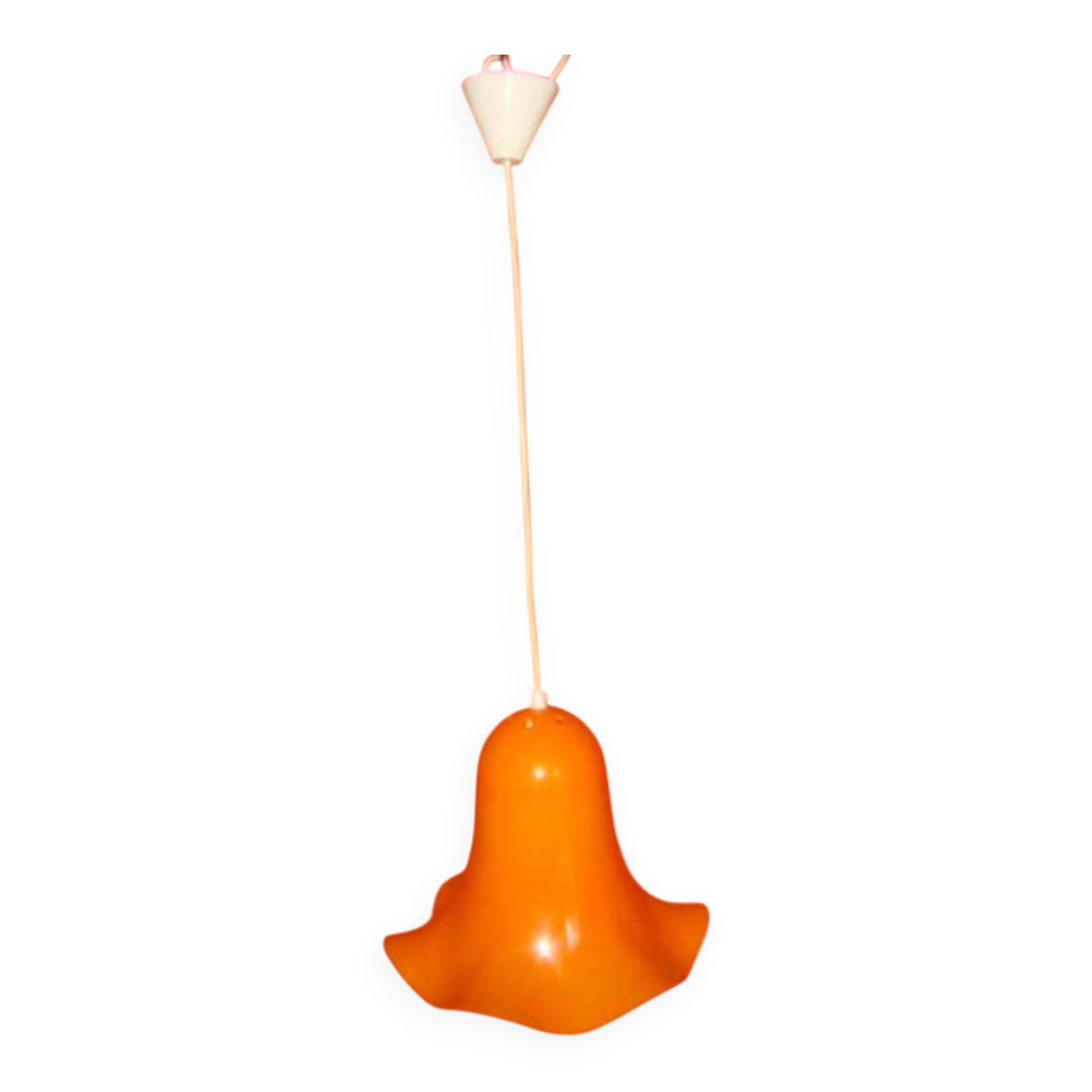 orange plastic suspension from the 1970s