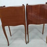 Pair of marquetry bedside tables