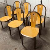 6 Baumann "transit" chairs 1990s